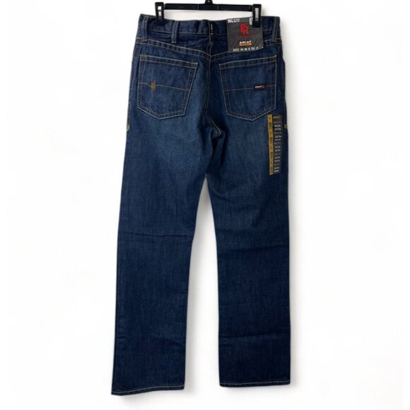 ARIAT Men's Flame Resistant M4 Low Rise Boot Cut Jean, Style 10012555, 32x34 New - Picture 5 of 15